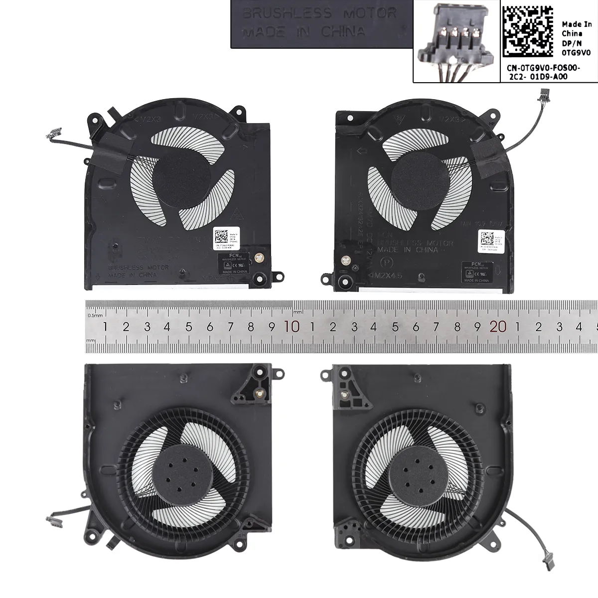 Picture of DELL  M15 R4 R3 0D1X38 0TG9V0 12V （L+R,ORG））